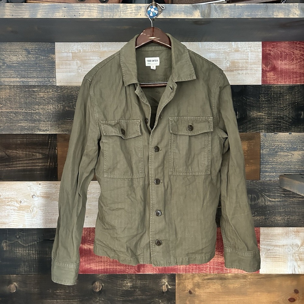 Todd Snyder Military Shirt Jacket OG 07 Green Size Small